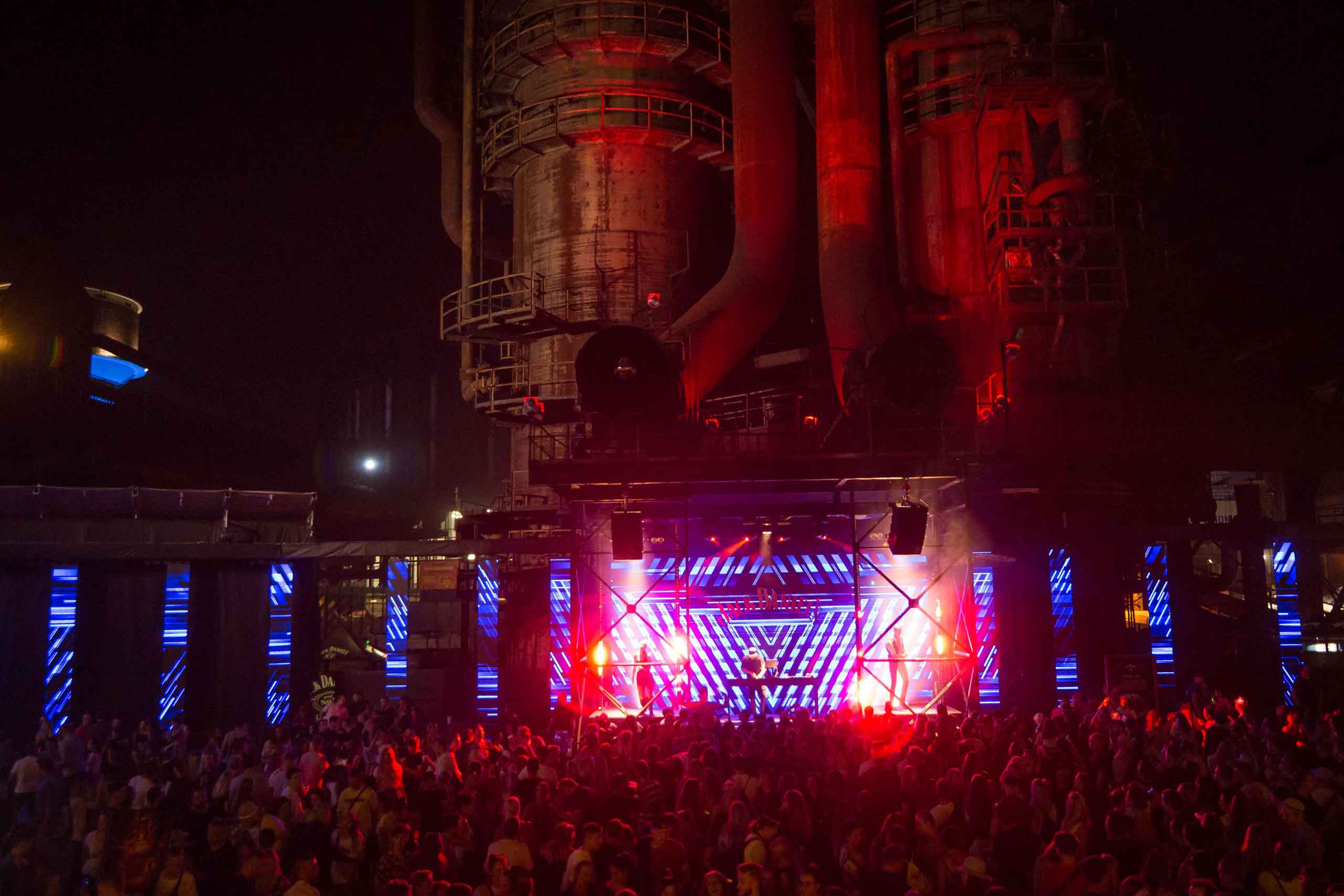 Party stage pro hudební festival Colours of Ostrava