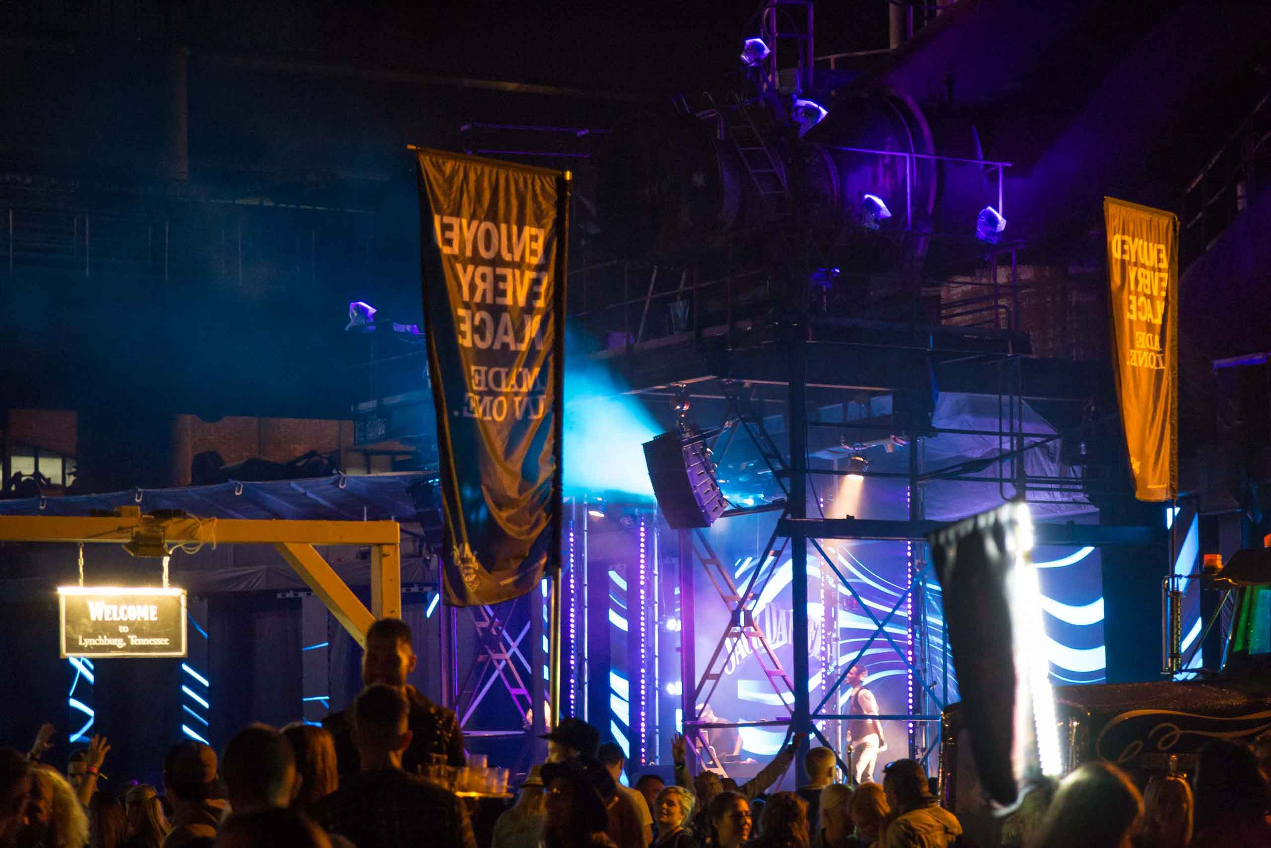 Party stage pro hudební festival Colours of Ostrava